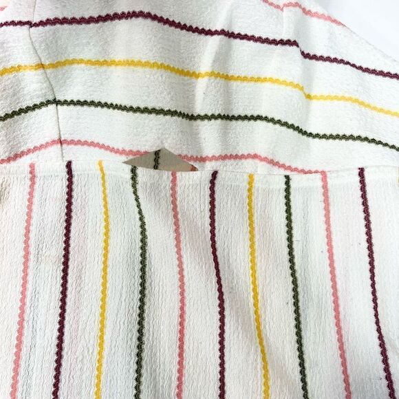 Walter Baker Shirt Womens Small Sleeveless Crop Striped Rainbow Ladies NEW - Picture 4 of 8